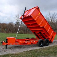 Farm Used Tractor Tipper Trailer Tipping