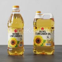 Pure Natural Refined Sunflower Oil Containing