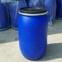 200L Open Top Flange Plastic Drum | HDPE Leakproof Chemical Bucket for Stacking