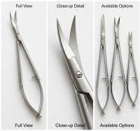 Premium Stainless Steel Castroviejo Micro Scissors | Ophthalmic & Plastic Surgery Spring Scissors