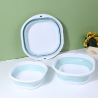 Food-Grade Silicone Collapsible Bucket with Handle for Travel, Camping & Home Use