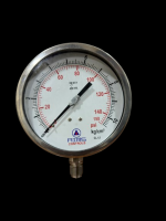 ALL STAINLESS STEEL BOURDON TYPE PRESSURE GAUGE