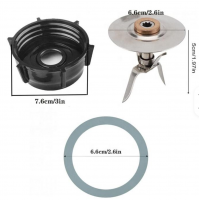 Blender Replacement Blade Assembly with Base &amp; Gaskets