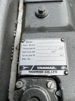Yanmar marine engine 4JH4-HTE 110 hp with heat exchanger and Kanzaki KM4A gearbox