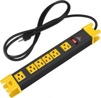 Power Strip Industrial 6 Outlet Metal