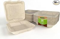 Disposable Food Packaging Clamshell Container 500ml