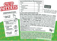 Nissin Cup Noodles Chicken Flavour