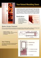 True Raised Moulding Doors