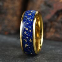 Gentdes Jewelry Manufacture 8mm Dome Gold