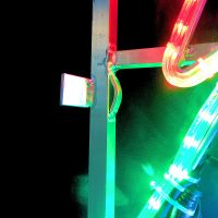 Commercial Holiday Pole Mounted Christmas Tree