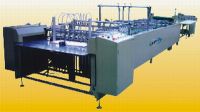 Semi-automatic paper bag making production line