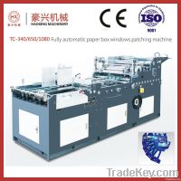 fully automatic paper box windows patching machine TC-340|TC-650|TC-10