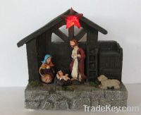 Nativity with led light