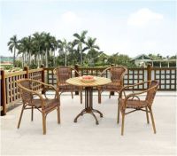 Hot Sale Rattan Furniture Outdoor Table and Chair for Coffee Shop C686