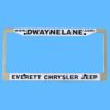 licence plate frame