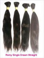 Human Hair Remy Single Drawn in Straight, Wavy &amp; Curly