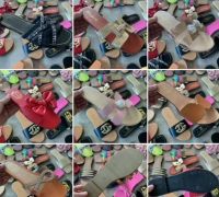 Stock Lady Flat Sliipers With Cheap