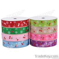 Snowflake Printed Ribbon