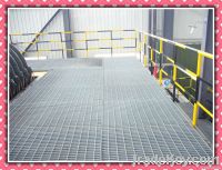 steel grating floor platform