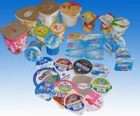 Aluminum lidding foil for yogurt cups