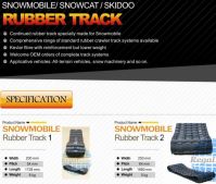 Snowmobile Rubber Track