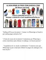 Apparel Inventory Liquidation, Clothing Closeouts, Apparel Clearance, Discount Apparel