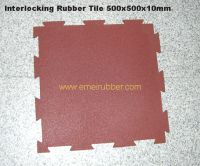 interlocking rubber tile