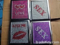 Rhinestone Cigarette Case