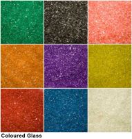 Coloured Tumbled Glass