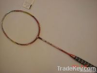 Sell Badminton Racket, Full Graphite with Chrome Shinning Printing