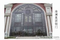 copper door and windows