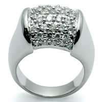 925 sterling silver ring-cz