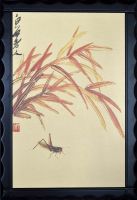 Gold leaf or gold foil Chinese painting, support customized chinese paintings on gold leaf