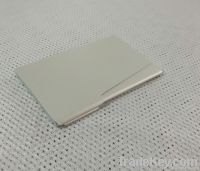 Aluminum business card holder