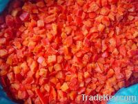 Frozen diced/ sliced red bell pepper