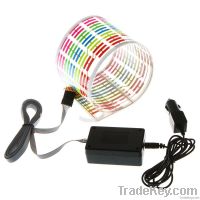 45x11cm Car Sticker Sound Music Activated Colorful LED Flash Light Equ