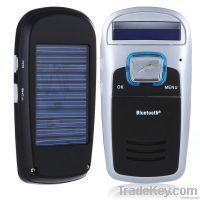 Solar-Powered Bluetooth Handsfree Car Kit LCD MP3 Player FM For Cell P