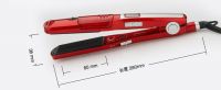 professional red magic shine ionic steam hair straightener flat iron 110V-240V European plug 