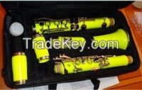 BEAUTIFUL COLOFUL BAKELITE Bb KEY CLARINET