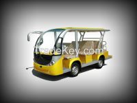 11 seater sightseeing bus solar panel TEV-S110TA for sale 8seats forward plus 3 seats backward