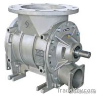 Blow through rotary valve