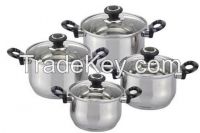 8pcs stainless steel cookware set