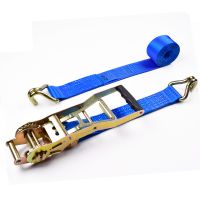 2'' EN12195-2 Ergo ratchet tie down strap with Double J hooks
