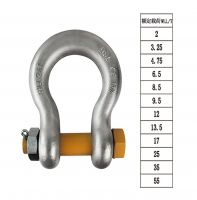 G2130 forged Rigging Anchor lifting Shackle Bow Type For Marine