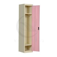 Environmental steel KD wardrobe single door metal locker for GYM changing room