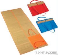 straw beach mat