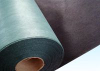 Aluminum foil coated with fiberglass coated with Nonwoven