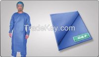 Disposable non woven surgical gown