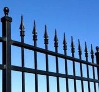 Wrough iron fence 