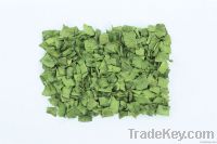 Dehydrated scallion slice